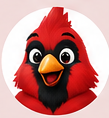 Iris cardinal mascot